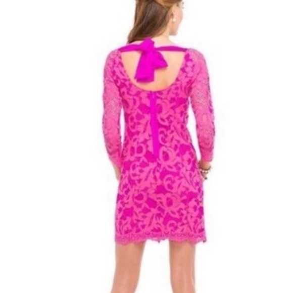Lilly Pulitzer Pink Lace Dress - Picture 1 of 14